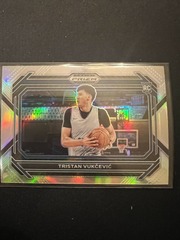 2023 Panini Prizm Draft Picks Silver Variation RC #38 Tristan Vukcevic Rookie